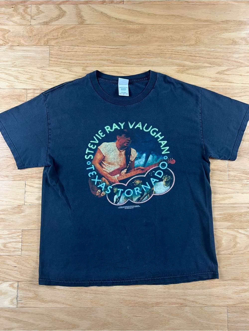 VTG Stevie Ray Vaughan Texas Tornado Graphic Band Tee - Y2K by Tennessee River